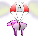 Paratrooper sheep